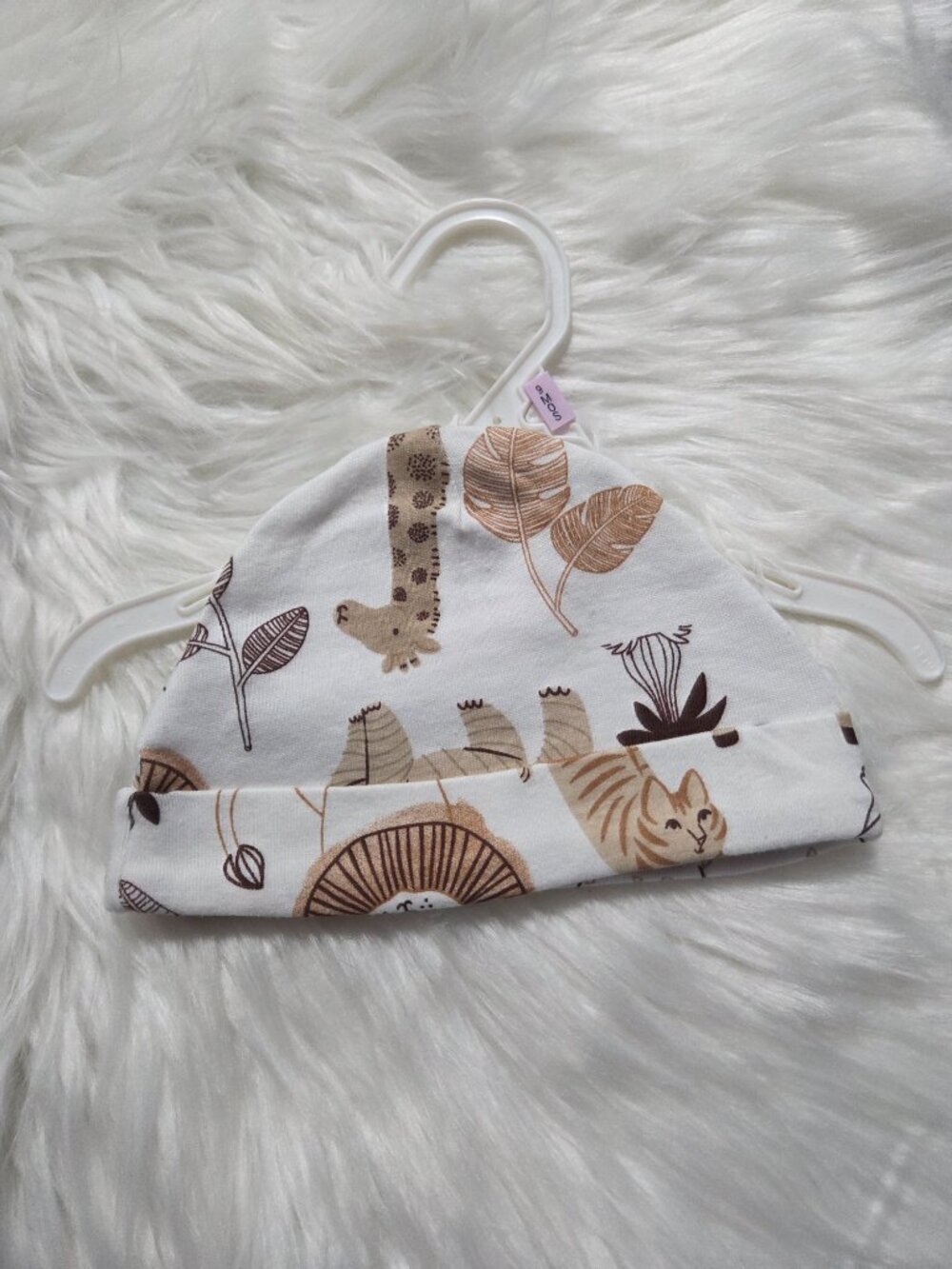 Safari Animal Baby Beanie Cap